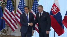Rubio se setkal s Ficem. Premiér mu nabídl pomoc při jednání o míru na Ukrajině