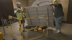 Stanice metra Staroměstská může otevřít dřív než za měsíc. Poničil ji požár