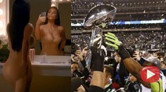 VIDEO: Co ta tam dělá? Kardashian se nacpala i do finále NFL!