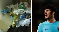 Dobytek z Barcelony! Hráči udělali ze šatny soupeře nechutný chlív