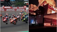 Katastrofa pro pořadatele závodů MotoGP, jejich okruh zachvátil požár