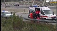 VIDEO: Opilý muž se potácel na slovenské dálnici D2 mezi auty