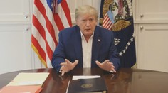 "Brzy se vrátím," vzkázal Trump z nemocnice. Lékaři mluví o pondělí
