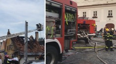 V Krumlově vzplál penzion, oheň přeskočil i na vedlejší dům!