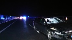 Řidič po nehodě přebíhal dálnici! Srazilo ho auto, na místě zemřel