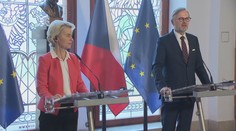 Von der Leyenová v Praze promluvila na Green Deal Summitu a setkala se s Fialou