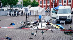 Tragická dohra útoku v Mannheimu. Mladý policista v nemocnici zemřel