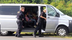 U Brna chytli auto plné uprchlíků! Snažili se dostat do Německa