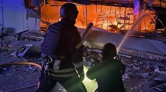Rusko vypálilo na Kyjev balistické rakety. Městem otřásly ohlušující exploze
