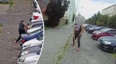19letý běsnící mladík s klackem demoloval auta v Kladně