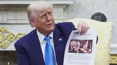 Zabíjíte bělochy, útočil na prezidenta JAR Trump. Ukazoval mu ale fotky z Konga
