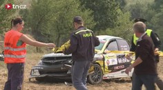 TRAGÉDIE na Barum rally: Auto vyletělo z trati a zabilo diváka