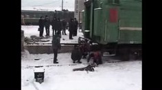 Prásk! Z vlaku zůstaly jen kousky