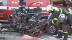 Škodovka se otáčela v protisměru, sešrotoval ji autobus