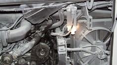 V Ústí hořel autobus MHD, cestující v šoku