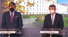 Tisková konference vlády: Premiér a ministr zdravotnictví představují nová opatření