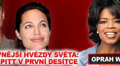 Nejvlivnější hvězdy světa: Jolie a Pitt v první desítce