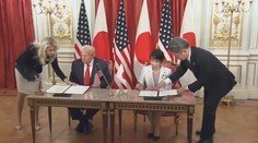 Trump složil kompliment japonské premiérce. Země uzavřely důležitou dohodu