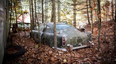 V lese zapomenutý Aston Martin DB4 má cenu 9,8 - 12,5 milionu...