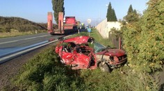 Tragédie na D1: V autě zemřela malá holčička, rodiče jsou v nemocnici