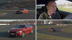 NA OKRUHU: Promrzlý asfalt autodromu v Mostě a BMW 440i