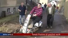 VIDEO: Tomáš Pustina dostal elektrický vozík
