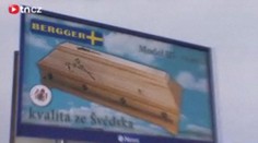 U D1 straší reklama na rakve. Firma ji myslí smrtelně vážně
