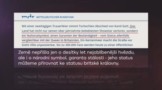 "Jako kdyby Britům zemřela královna," píší ve světě o pohřbu Gotta