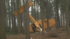 U Pardubic spadlo letadlo! Záchranáři našli v jeho troskách mrtvého pilota