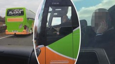 Řidič Flixbusu telefonoval za jízdy. "Autobus byl plný lidí," tvrdí svědek