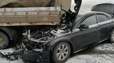 Hromadné nehody blokují dálnici i Pražský okruh. Pozor na kolony!