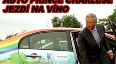Auto prince Charlese jezdí na víno