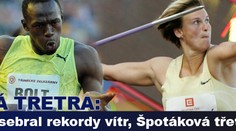 Zlatá tretra: Boltovi sebral rekordy vítr, Špotáková třetí