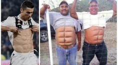 Mít břišní svaly jako Ronaldo? Jak na to, ukázali fandové z Mexika!