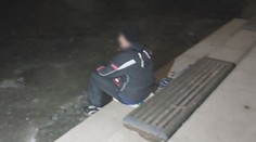 Obrovský hazard v Pardubicích. Muž šel o půlnoci bruslit na rozmrzající rybník