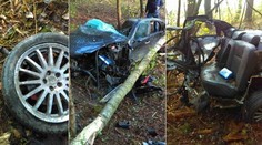 Neskutečné! Auto se po nehodě roztrhlo na kusy, řidič žije! FOTO