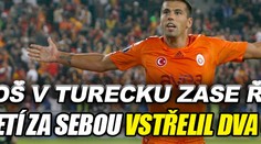 Baroš v Turecku zase řádil!