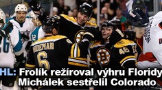 NHL: Frolík režíroval výhru Floridy, Michálek sestřelil Colorado