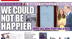 Noviny změnily kvůli královskému miminku název! Zapomeňte na The Sun, je tu The Son!