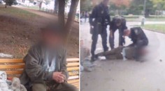 VIDEO: Muž mával v porodnici nožem, ze strážníků si nic nedělal