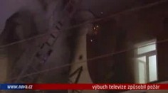 VIDEO: Nájemníci málem uhořeli kvůli televizi
