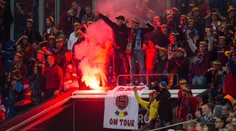 Opilí chuligáni Sparty ničili arénu v Ostravě, pět skončilo za mřížemi