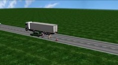 Auto při předjíždění srazilo malého cyklistu. Dítě zemřelo