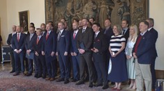 Premiér Fiala ocenil úspěšné baseballisty. Nádherný pocit, shodli se
