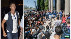 Manévry kvůli Ronaldovi! Ten ale před reportéry utekl jak malý kluk
