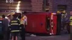 Rekonstrukce loňské nehody hasičského vozu a tramvaje