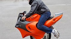 Nová motorka bez zadního kola