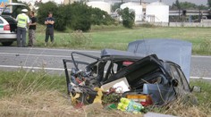 Namol opilý řidič zapíchl auto do příkopu! Měl přes 4 promile!