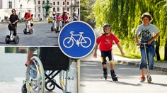 I jízda na bruslích či koloběžce může skončit pokutou! PŘEDPISY