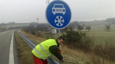 Vysočina chystá "zimní blokádu". Na letních gumách neprojedete